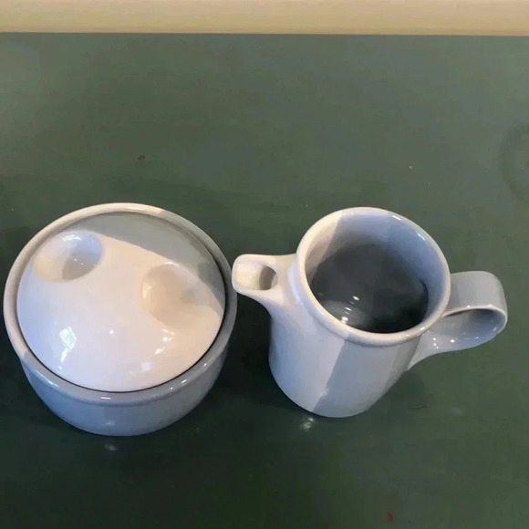 Vintage Mikasa Art Pottery sugar bowl and creamer - Picture 2 of 7